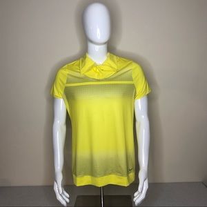 Nike Golf Dry-Fit Polo Shirt Yellow